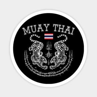 Muay Thai Fighter Kickboxing - Tiger Toi Muay Thailand Magnet